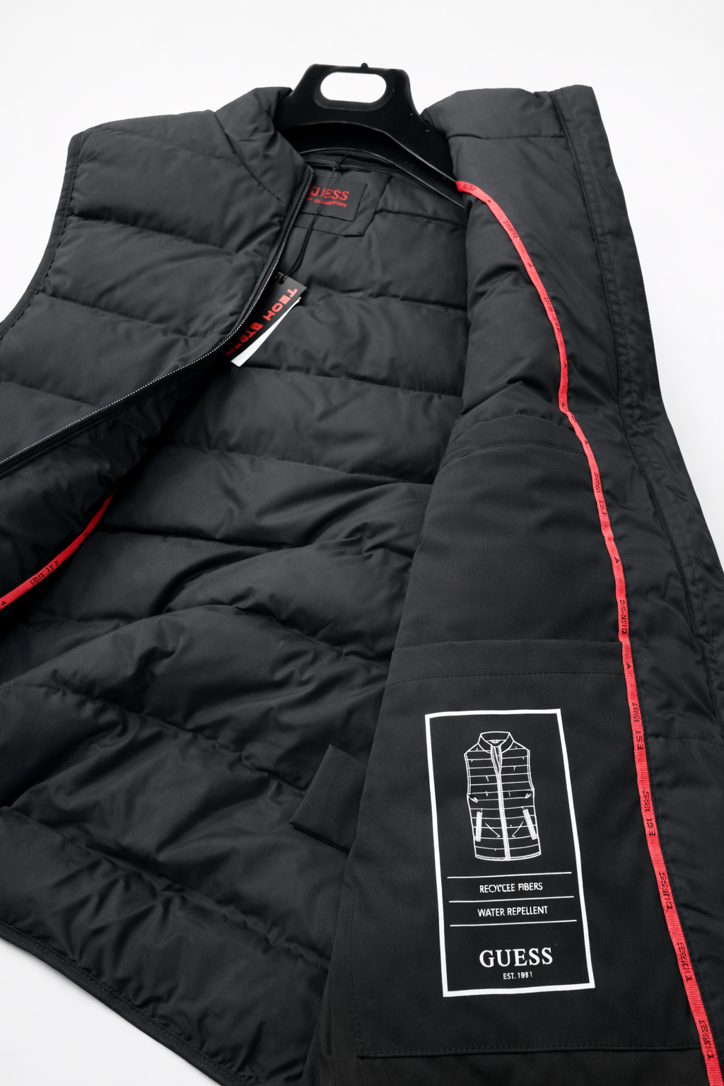 Piumino smanicato Guess uomo