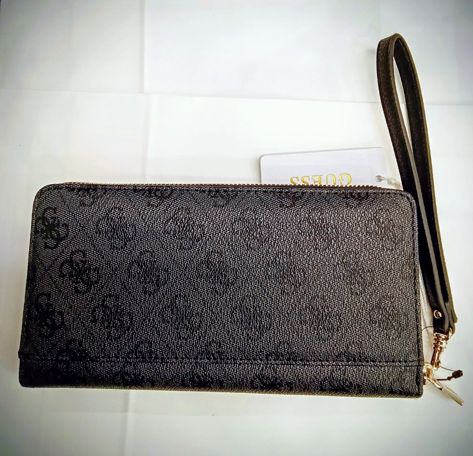 Portafoglio Guess Donna Nero Logato