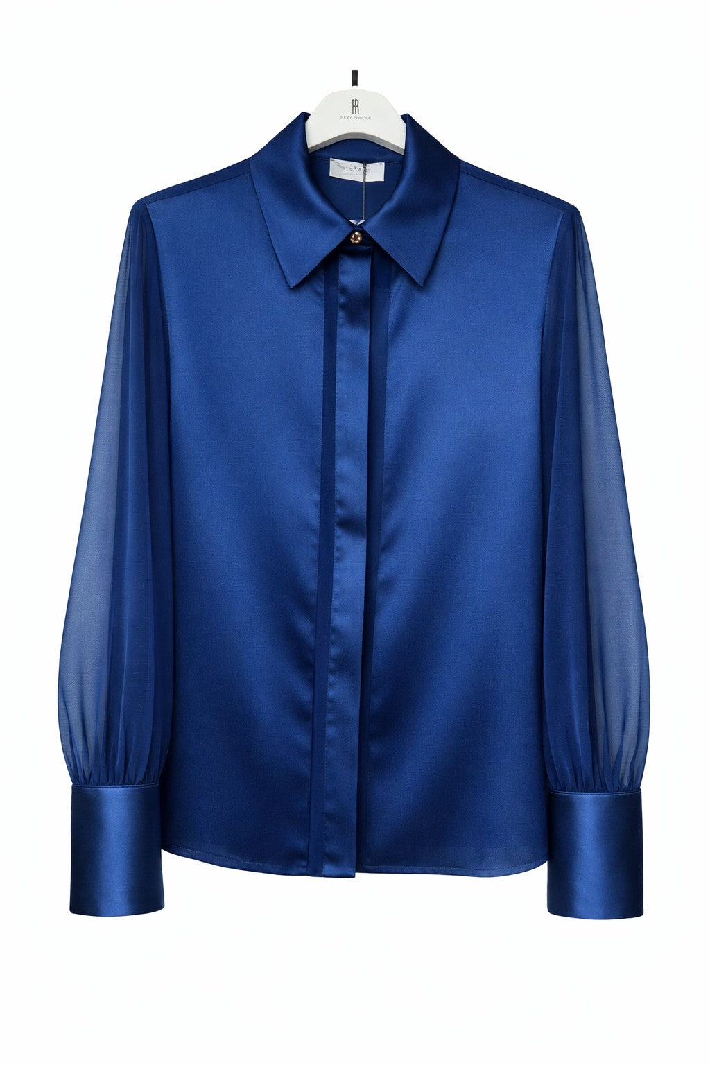 Camicia Fracomina in raso e tulle