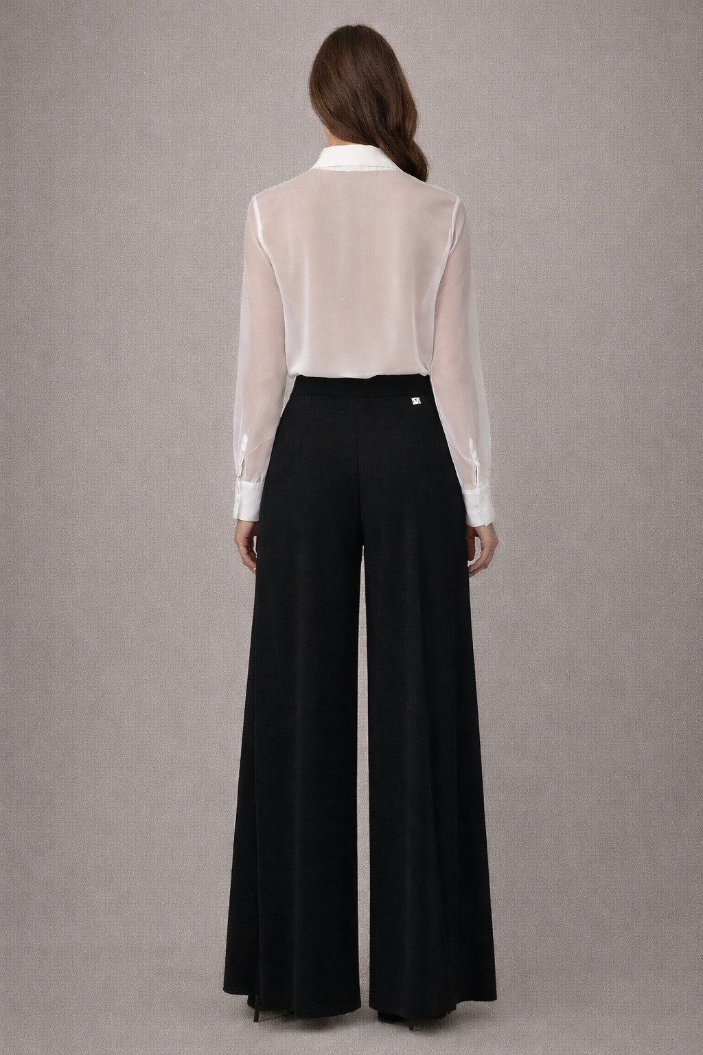 Camicia Fracomina in raso e tulle