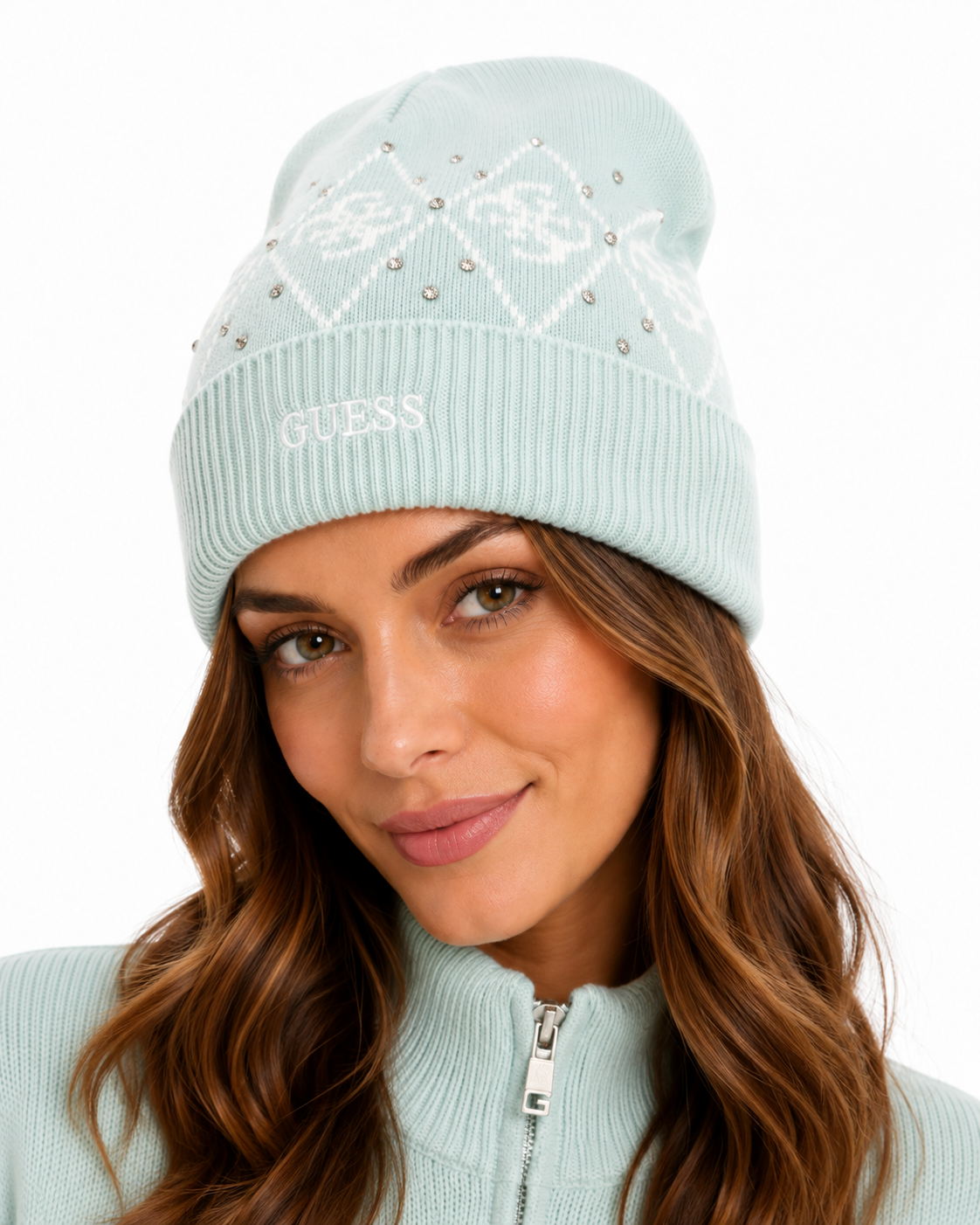 Maglia zip GUESS donna