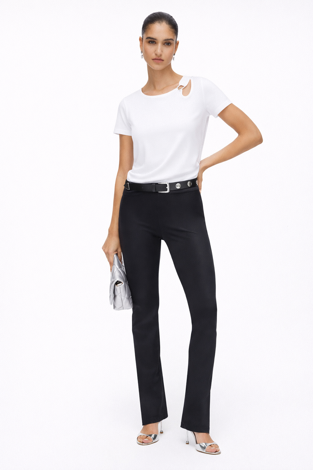 T-Shirt con cut-out LIU JO donna