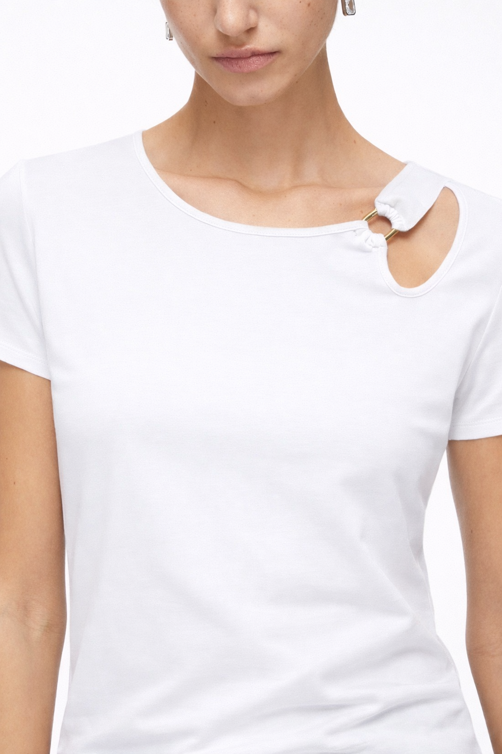 T-Shirt con cut-out LIU JO donna