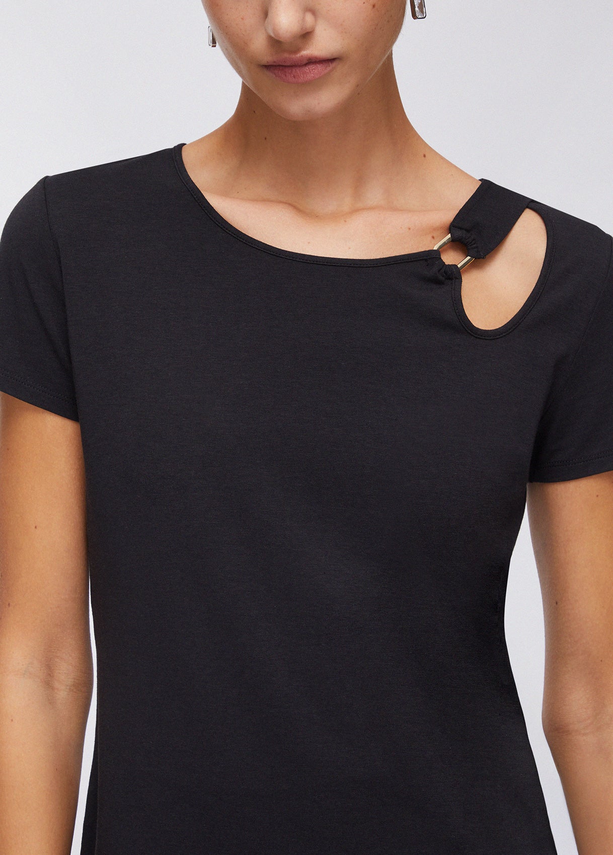 T-Shirt con cut-out LIU JO donna