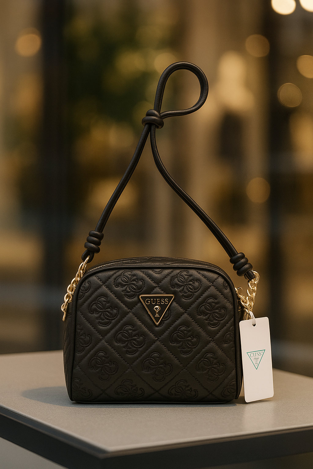 Borsa GUESS Adelasia Camera Bag – Nero