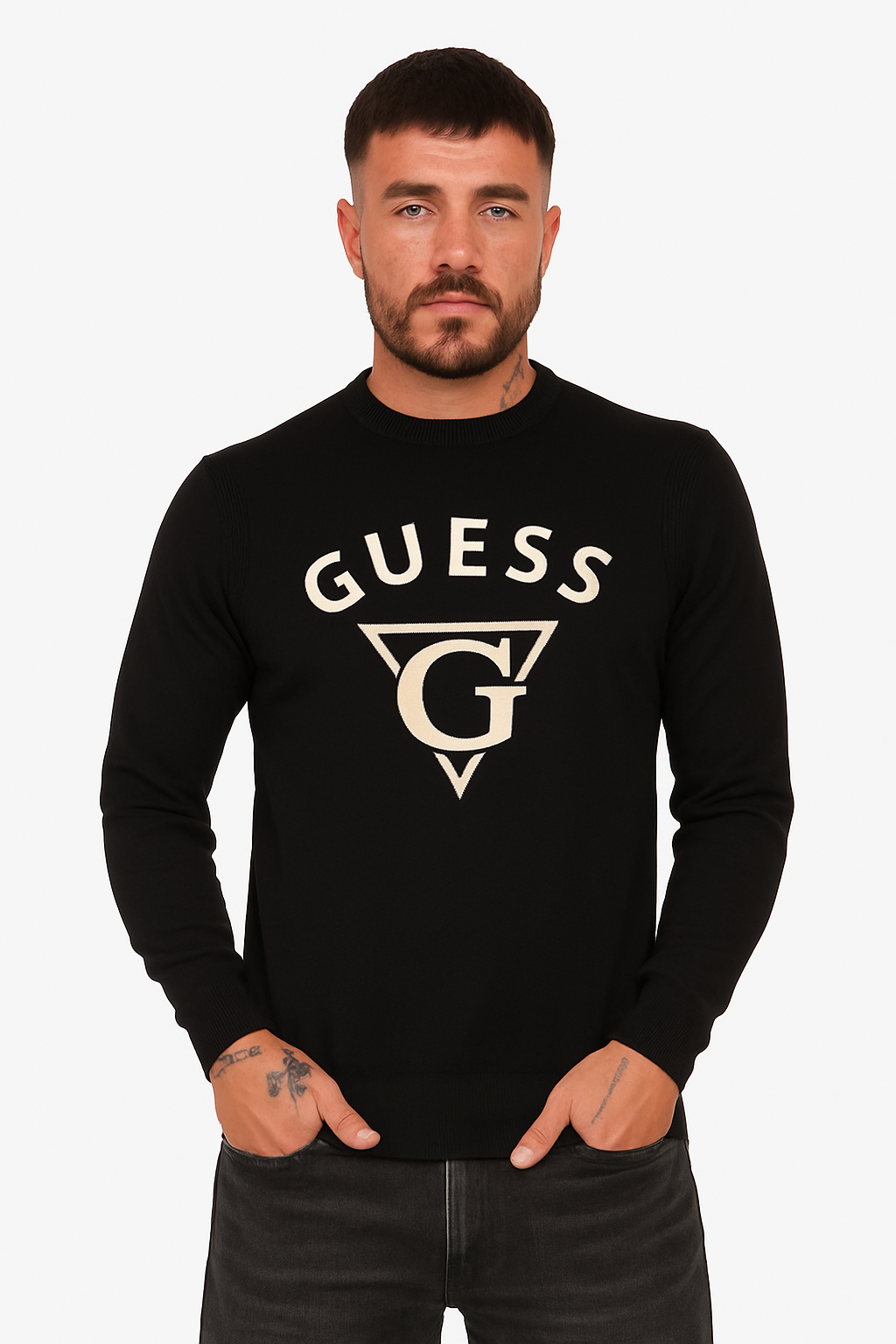 Maglia Guess Nero e Blu