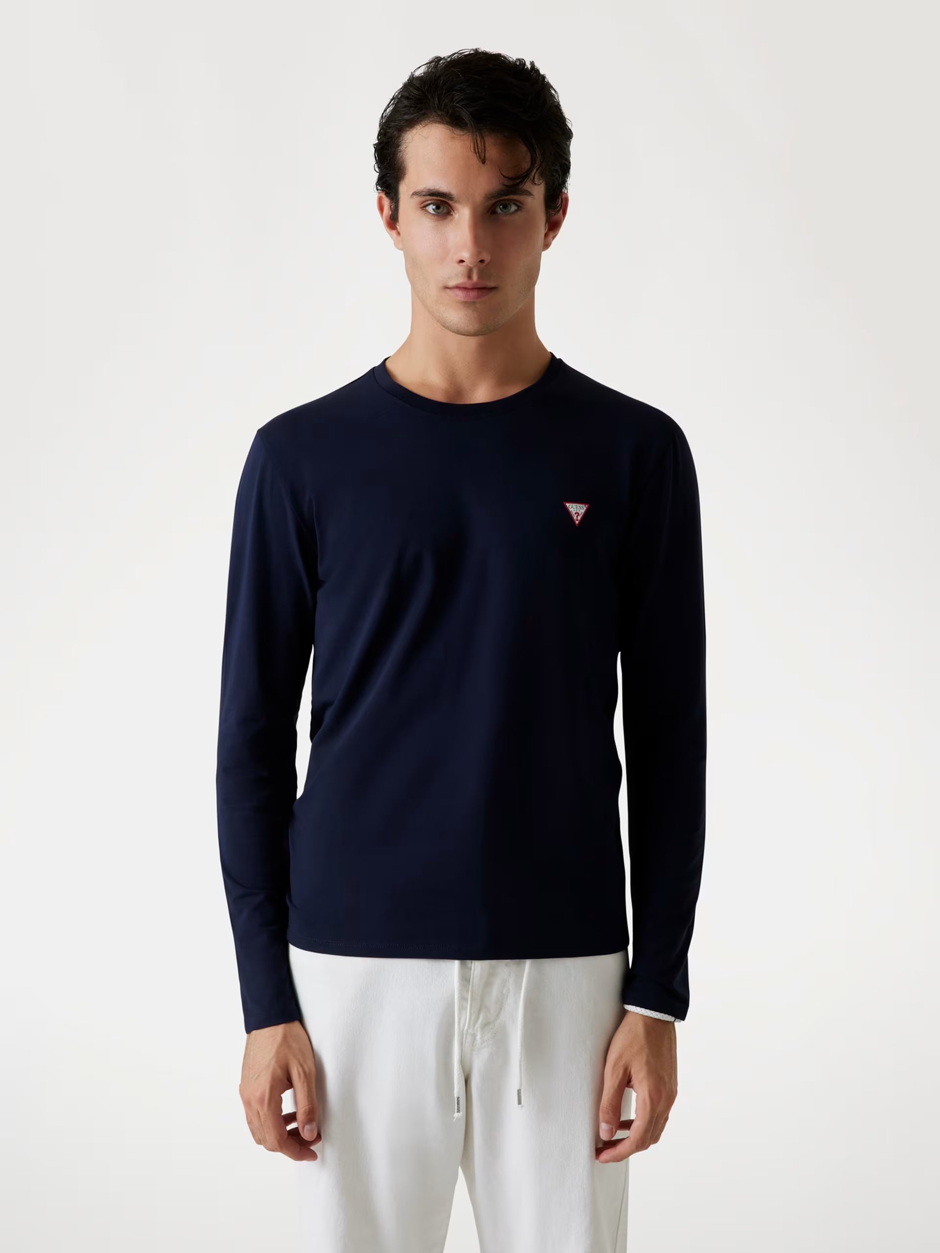 T-shirt Guess manica lunga girocollo