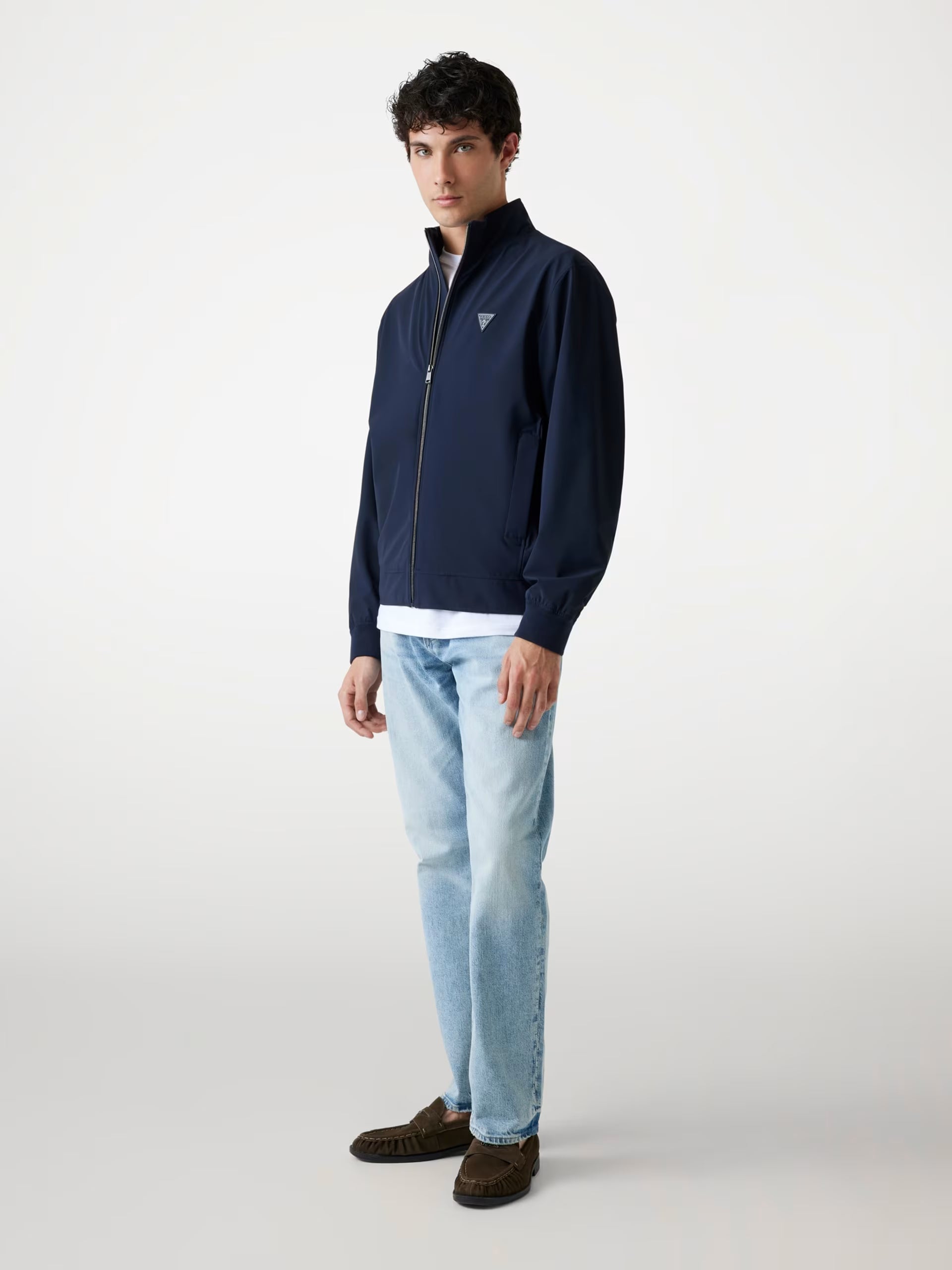 GUESS GIACCA BLU tech stretch MAYL13WEZ70