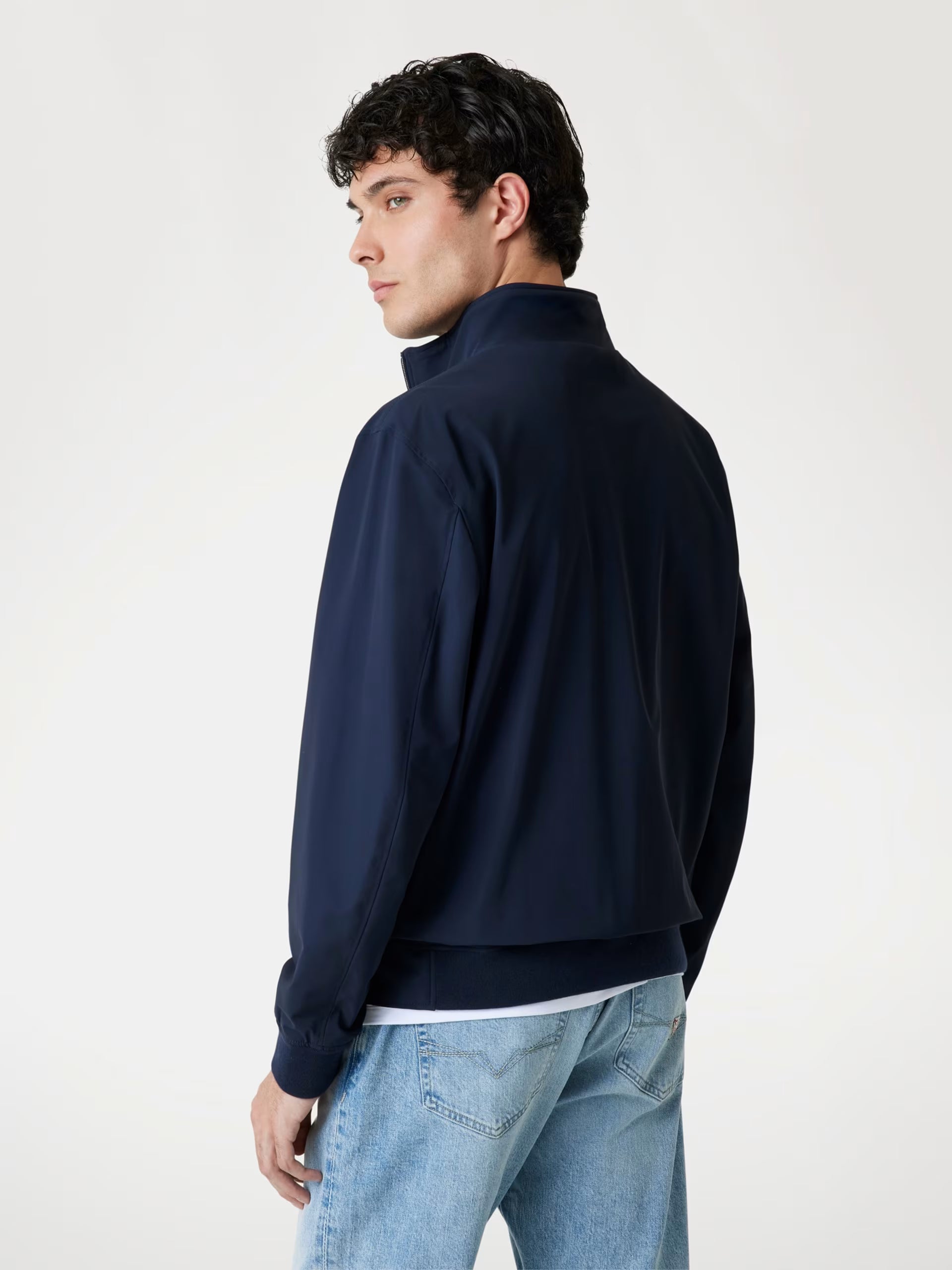 GUESS GIACCA BLU tech stretch MAYL13WEZ70