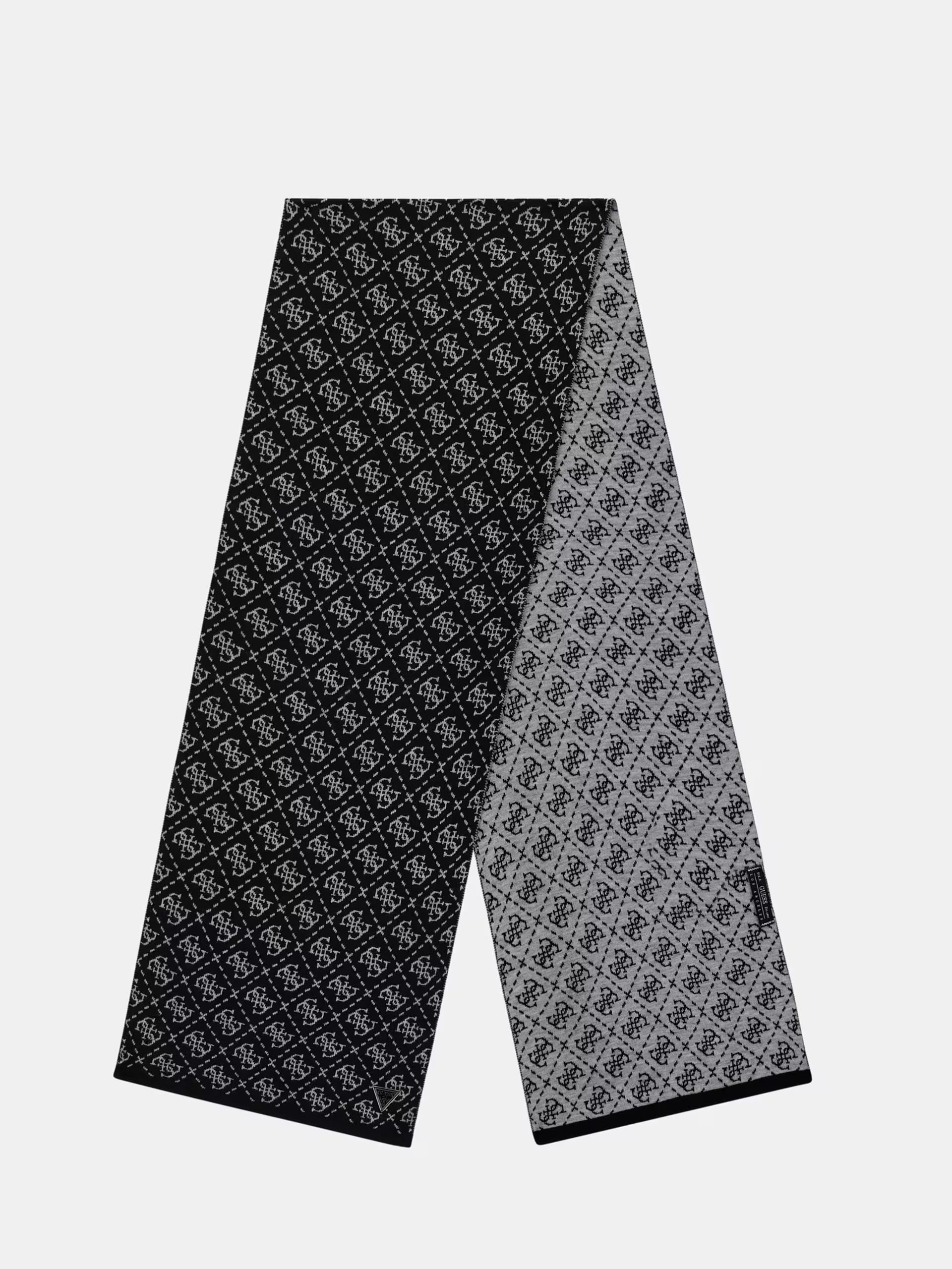 Sciarpa Guess Uomo con logo 4G in misto seta