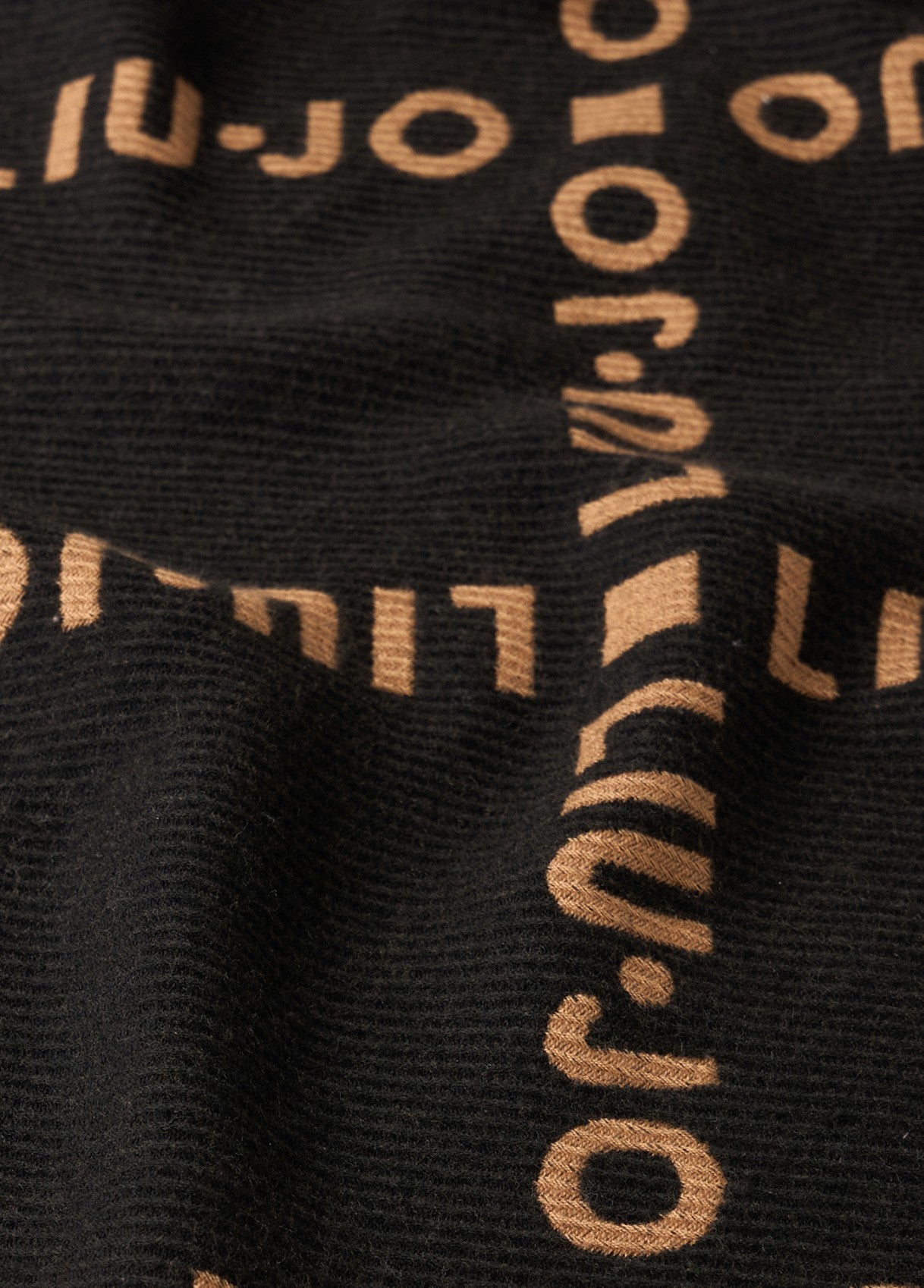 Sciarpa Liu-jo Donna in tessuto con logo jacquard e frangie