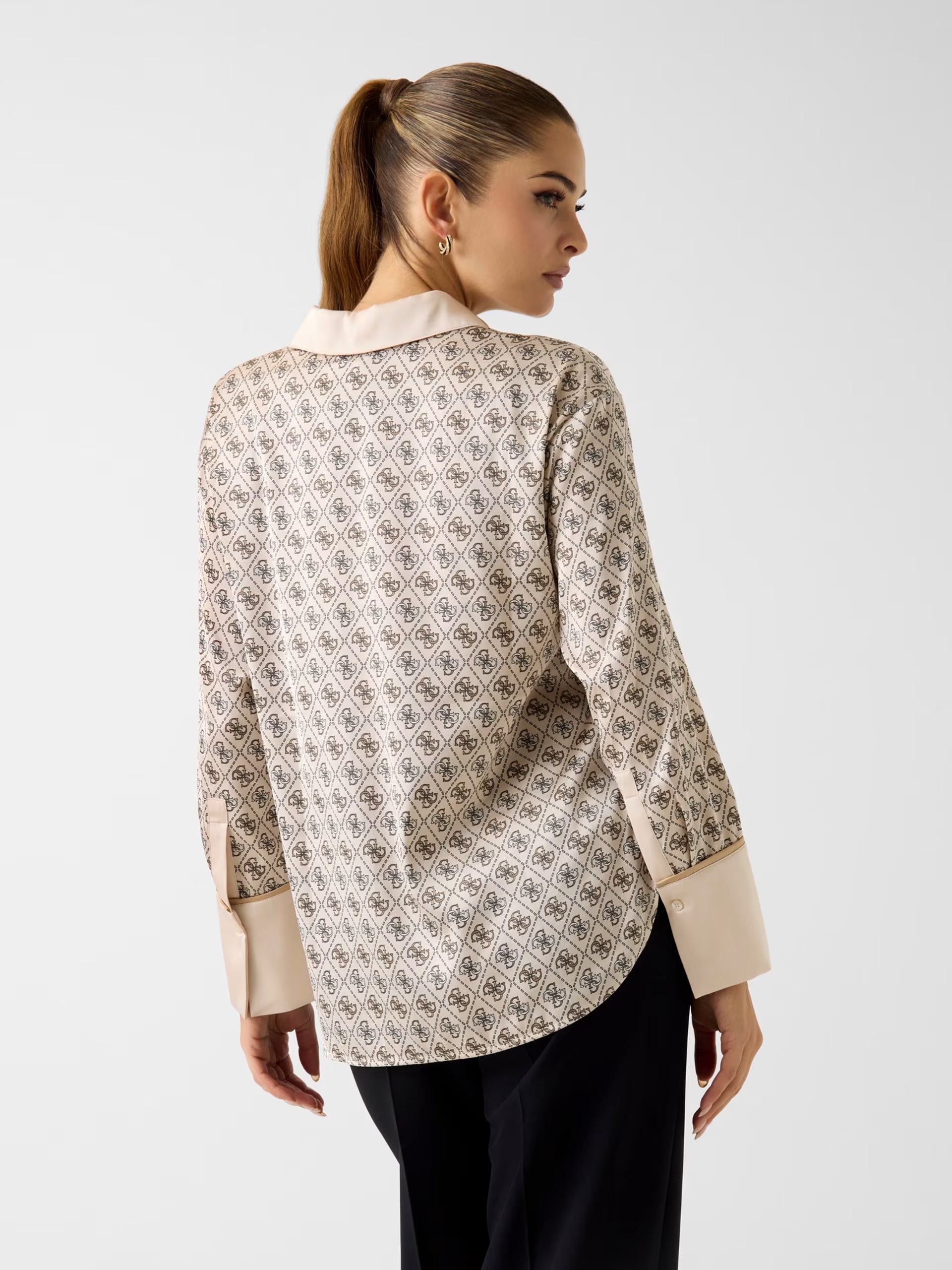 Camicia Donna GUESS logo all over