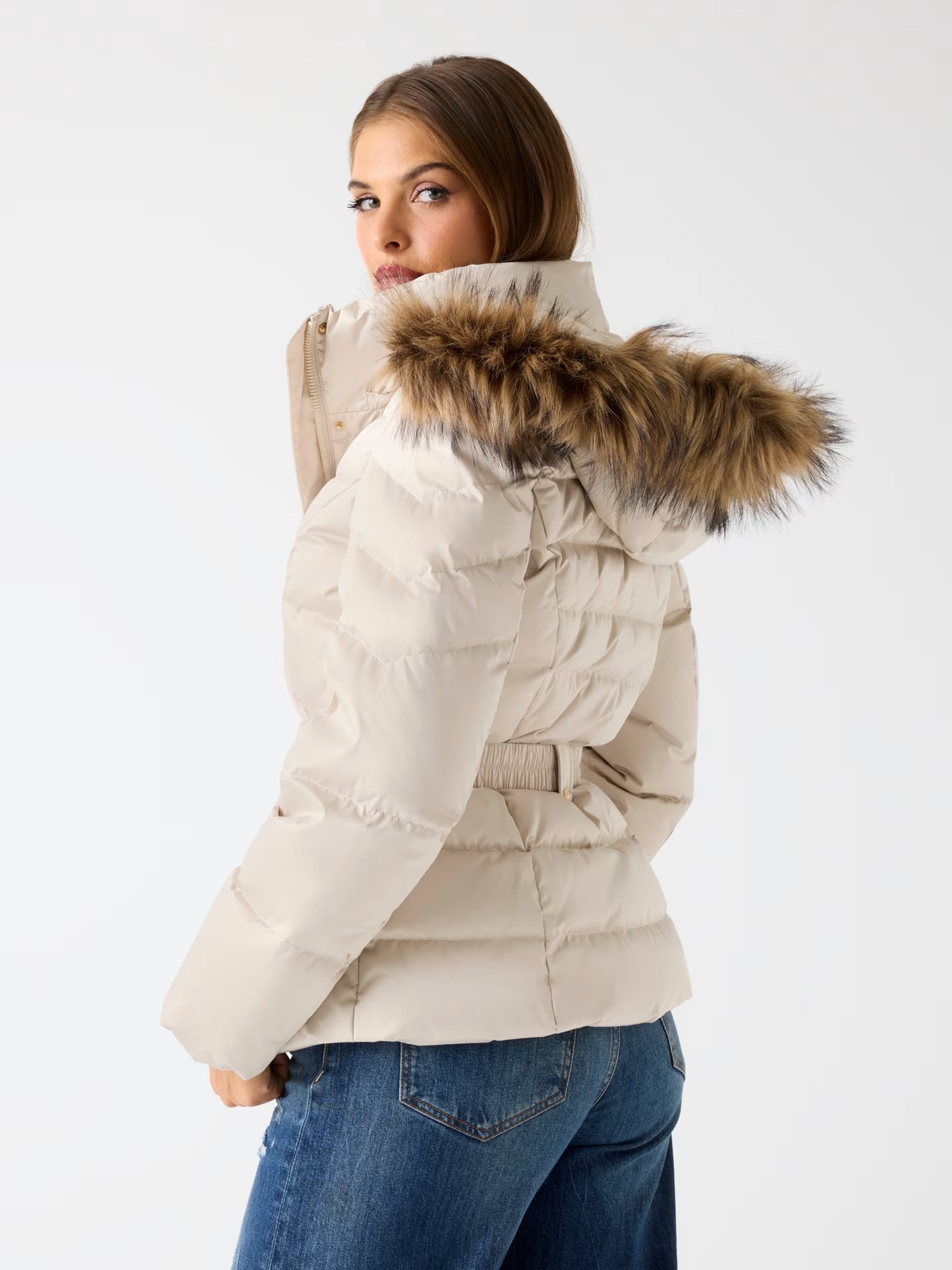 PIUMINO GUESS DONNA in vera piuma