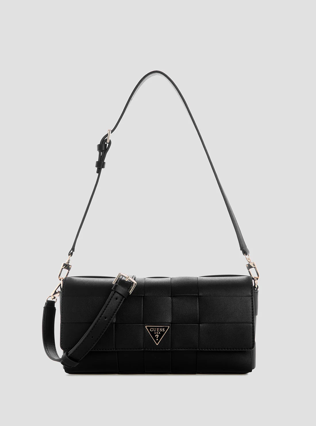 Borsa GUESS a tracolla Maylee nera