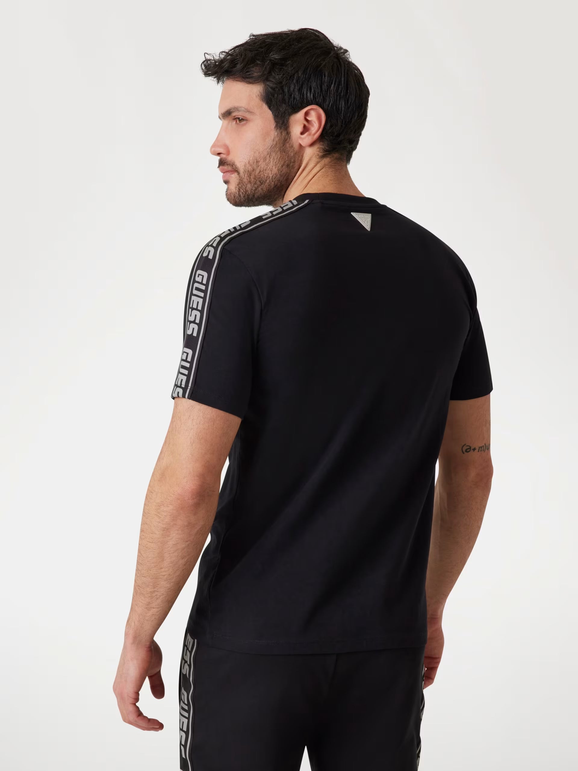 T-shirt GUESS stretch logo frontale Uomo