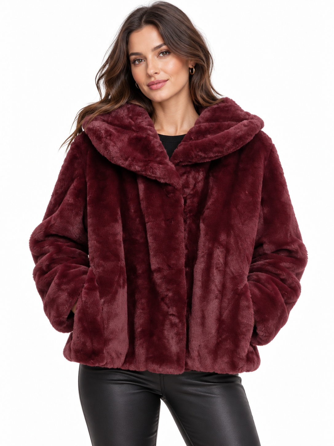 Giacca ecopelliccia GUESS donna