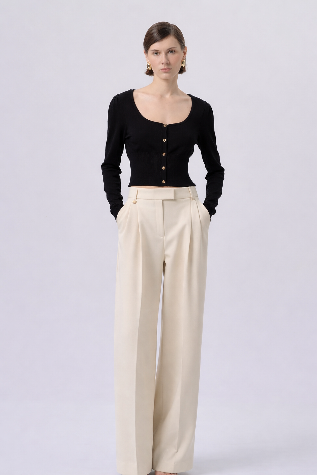 Giacca a Cardigan Fracomina Slim