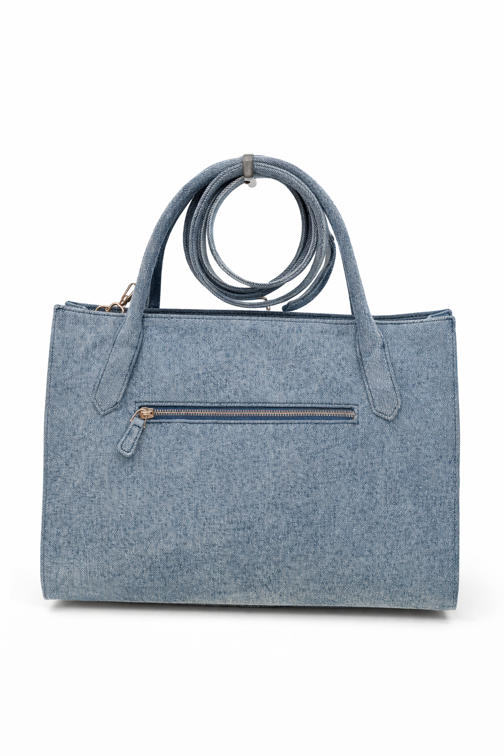 Shopper Guess in denim con tracolla