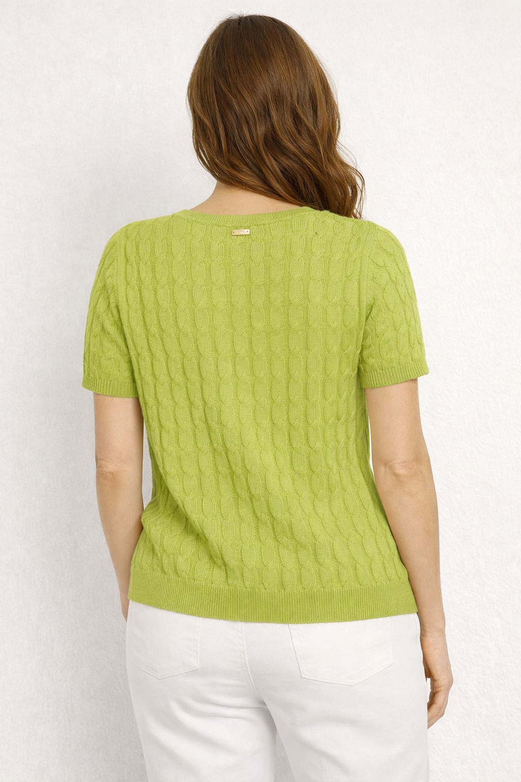 Maglia regular Fracomina con punto treccia