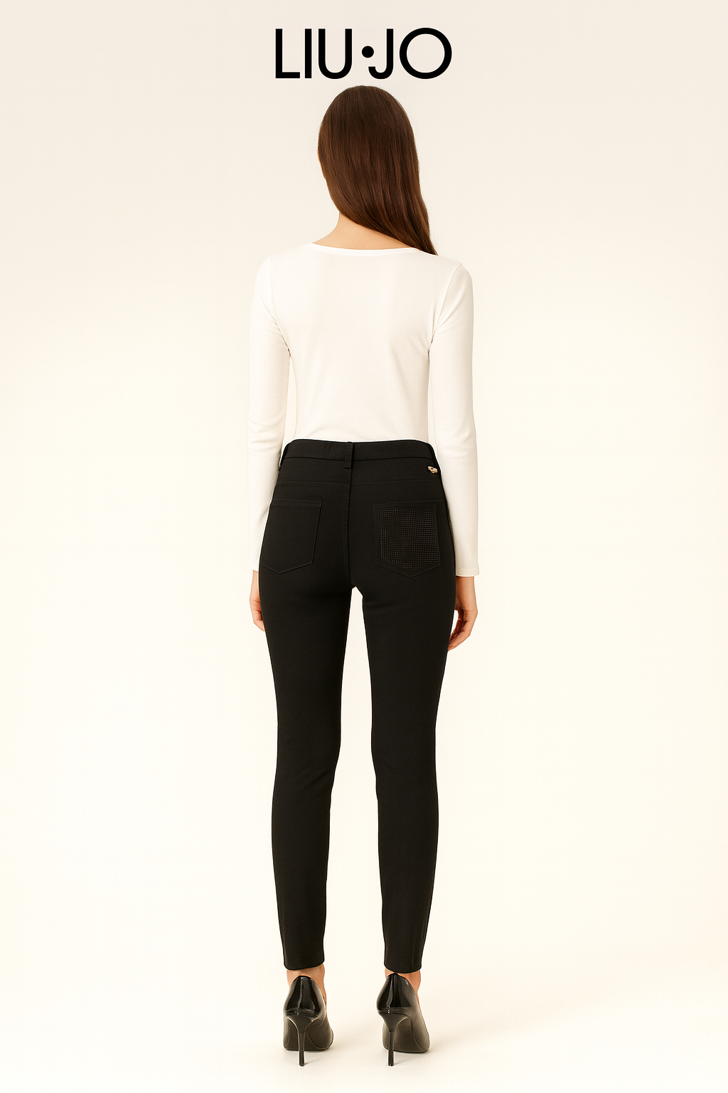 Pantalone Liu Jo Slim Fit NERO DONNA