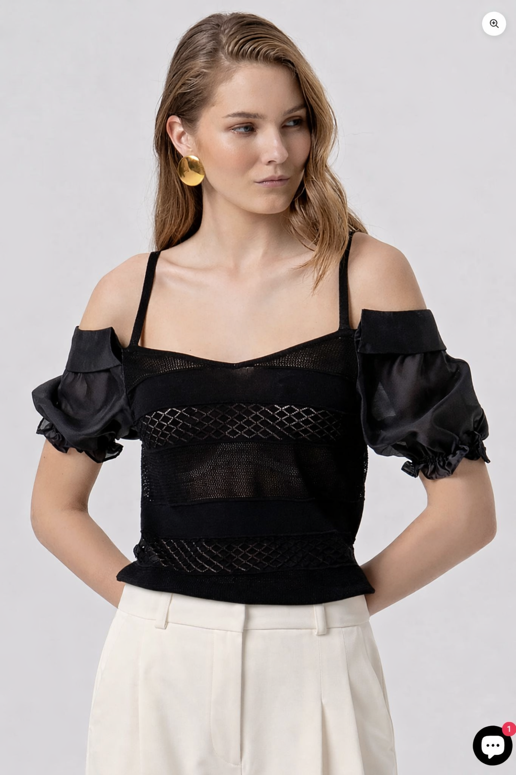 Maglia Fracomina slim traforata