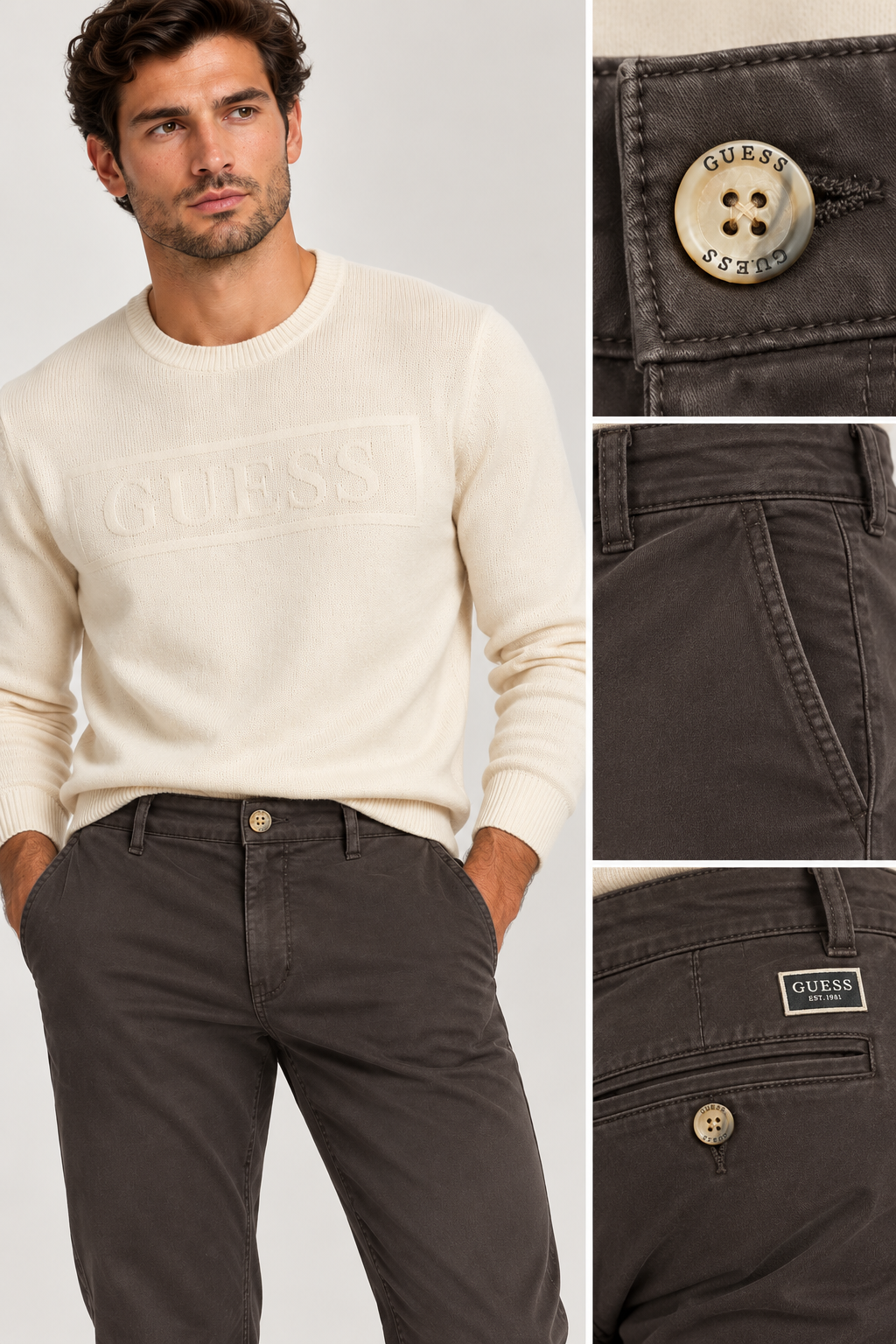 Pantalone GUESS uomo 5 tasche