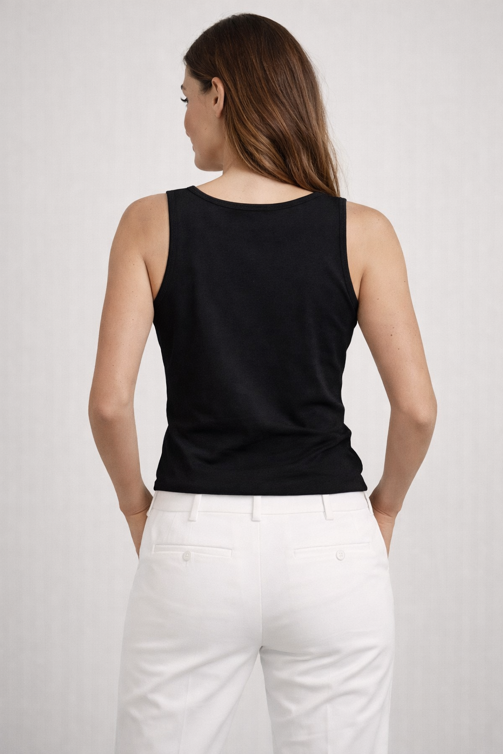 T-shirt a spalla larga GUESS da donna