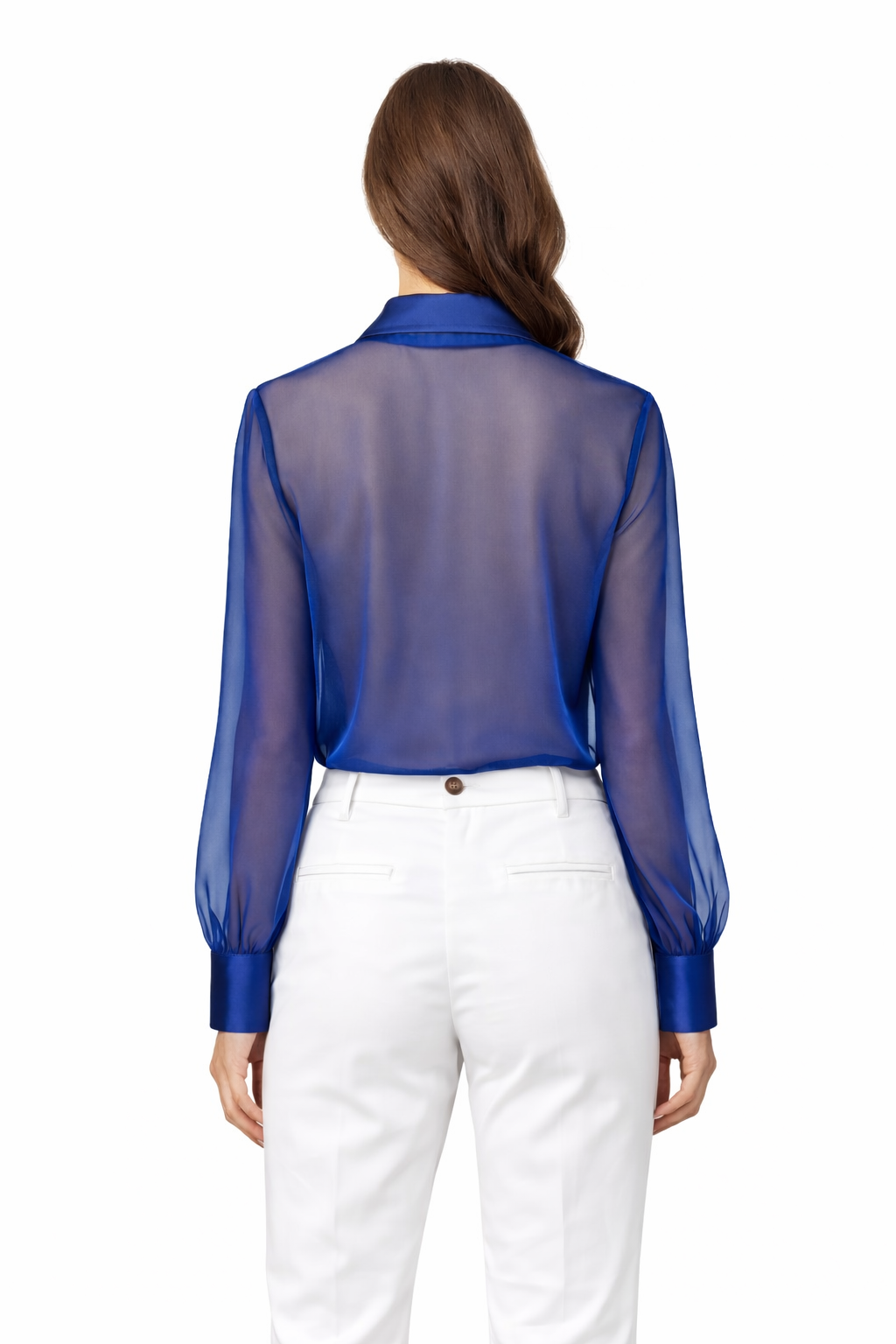 Camicia Fracomina in raso e tulle