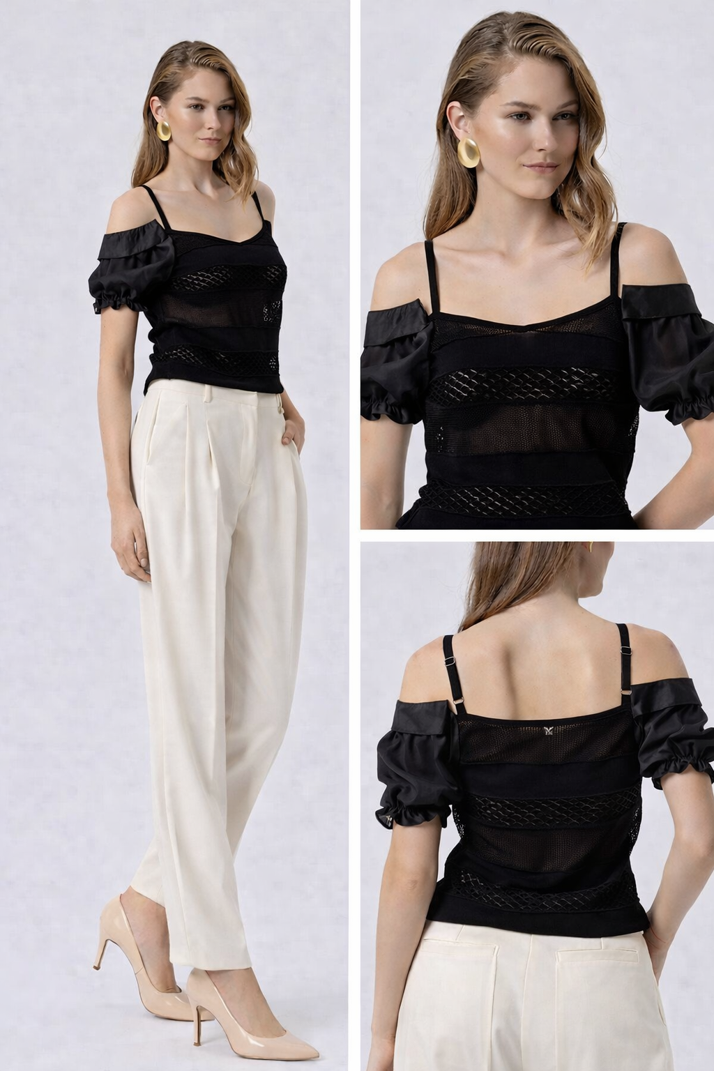 Maglia Fracomina slim traforata