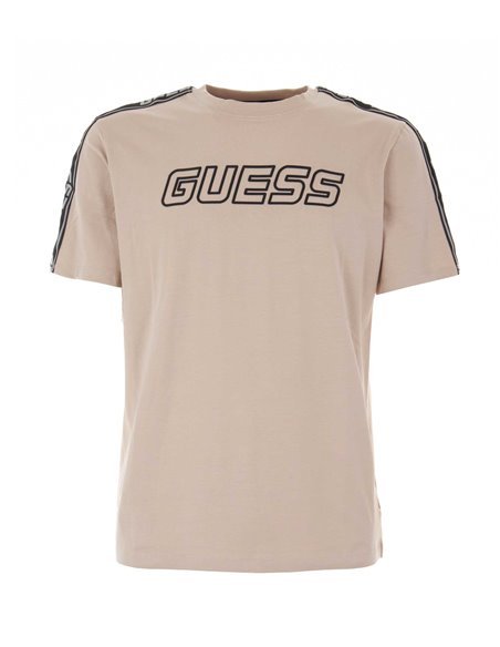 T-shirt GUESS stretch logo frontale Uomo
