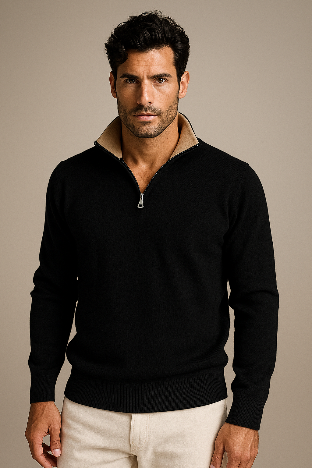 Maglione con zip Trez