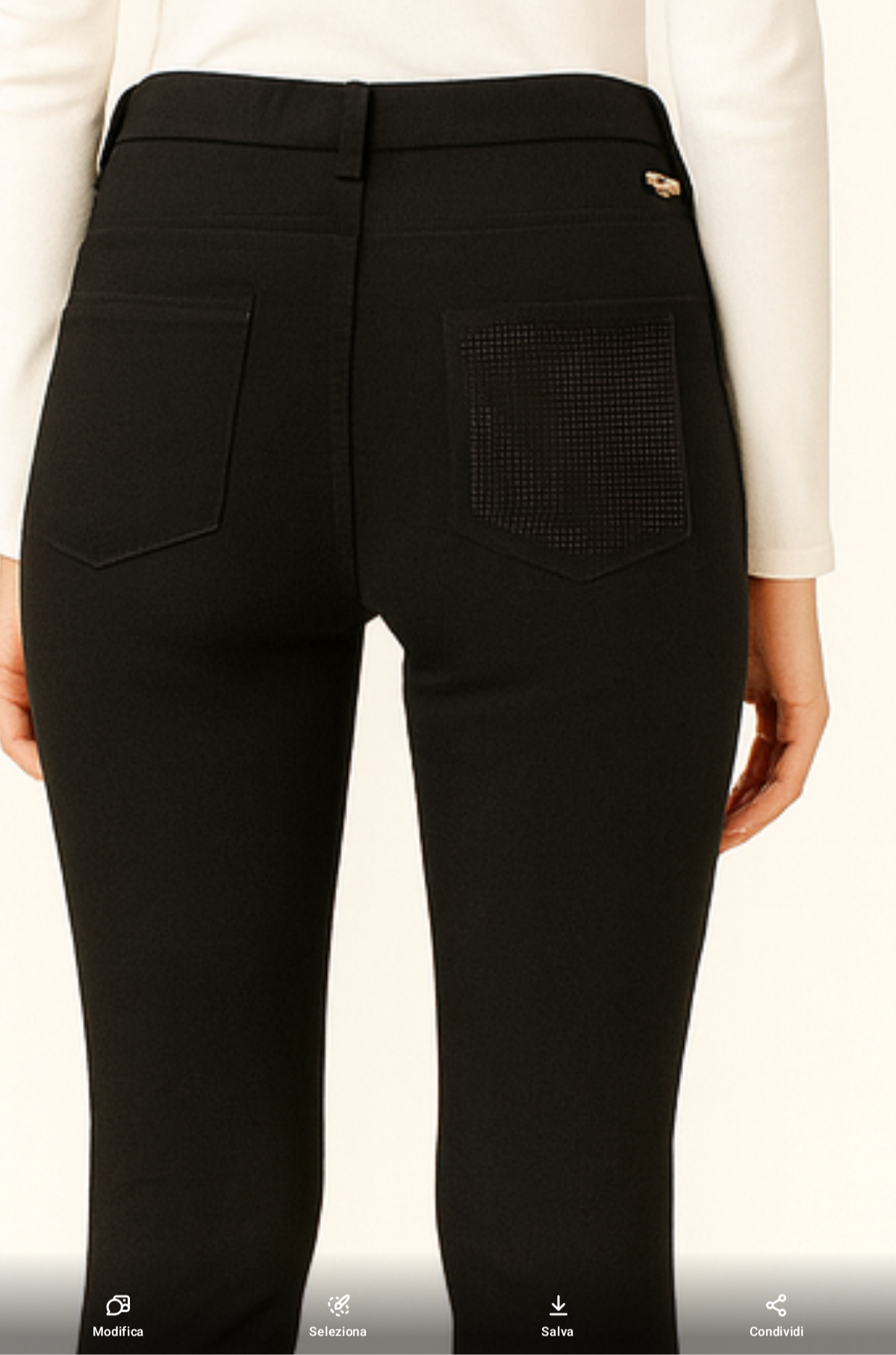 Pantalone Liu Jo Slim Fit NERO DONNA