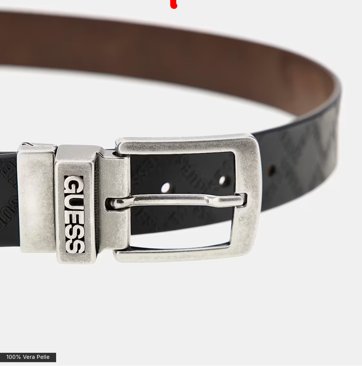 CINTURA UOMO GUESS NERA REVERSIBILE