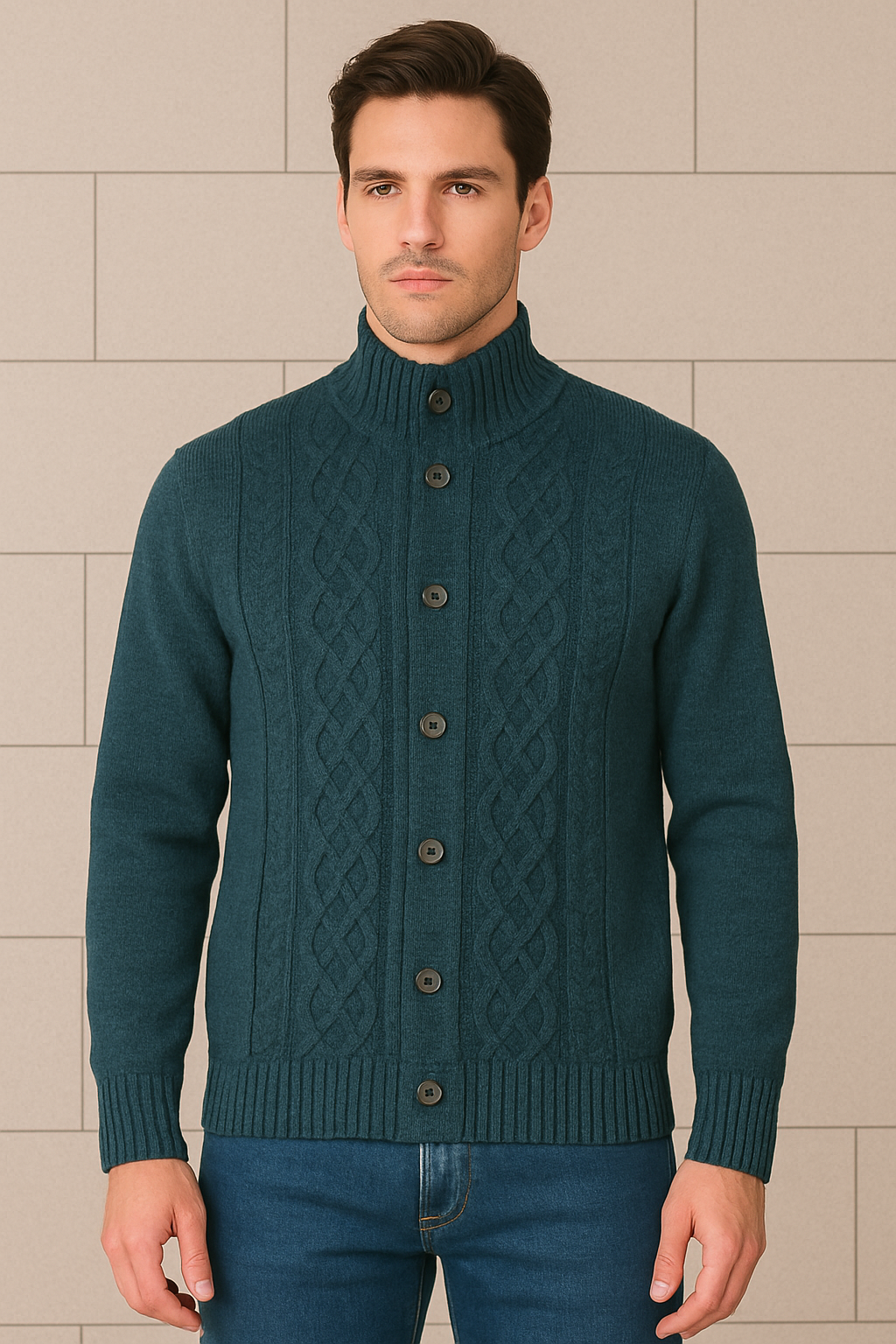 MAGLIA A CARDIGAN UOMO