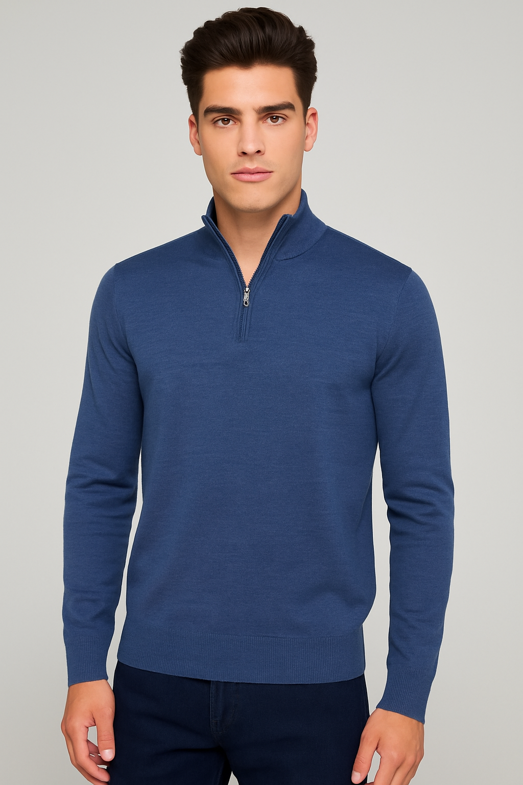 Maglia lupetto zip italy