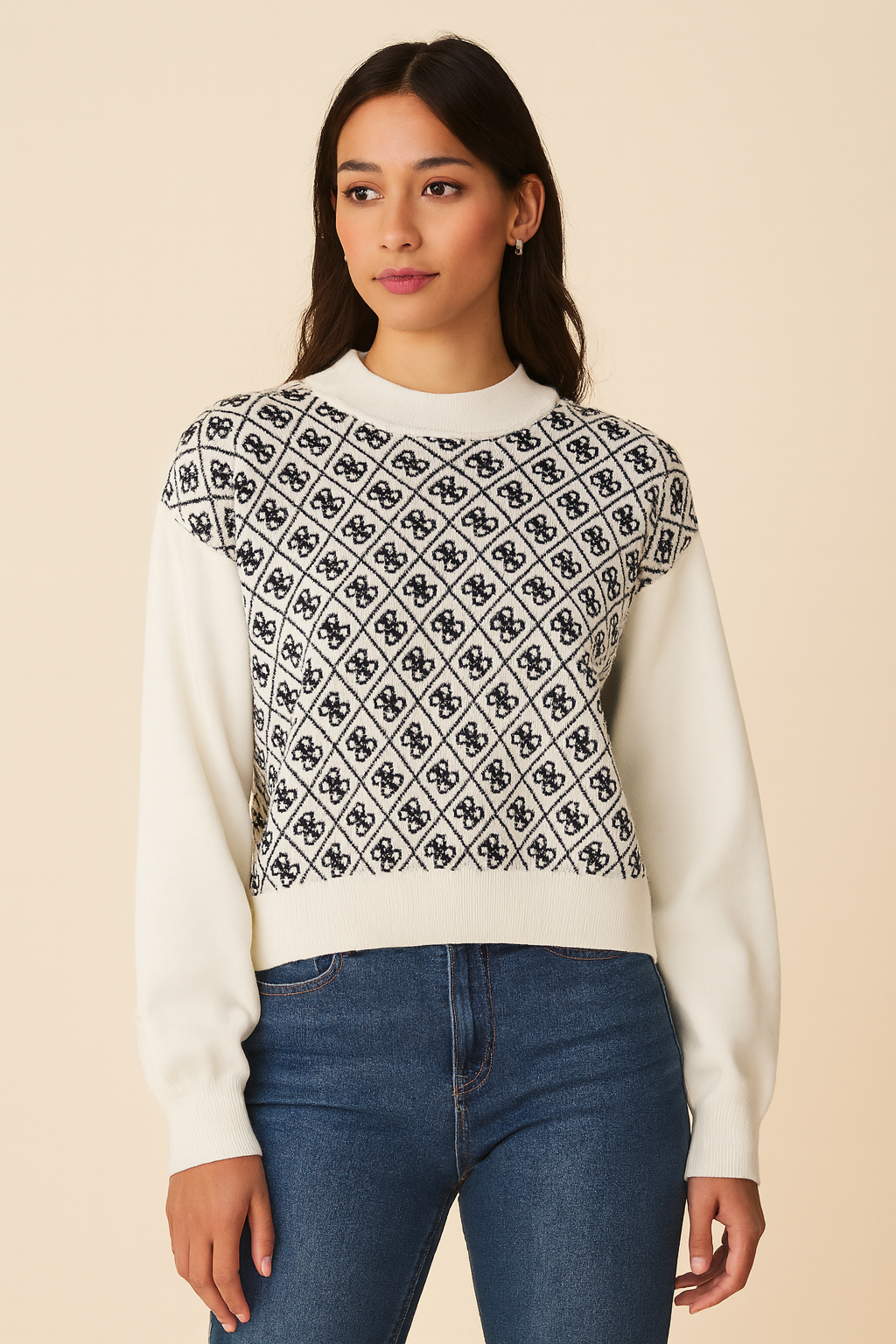 MAGLIA Donna Guess logato 4G