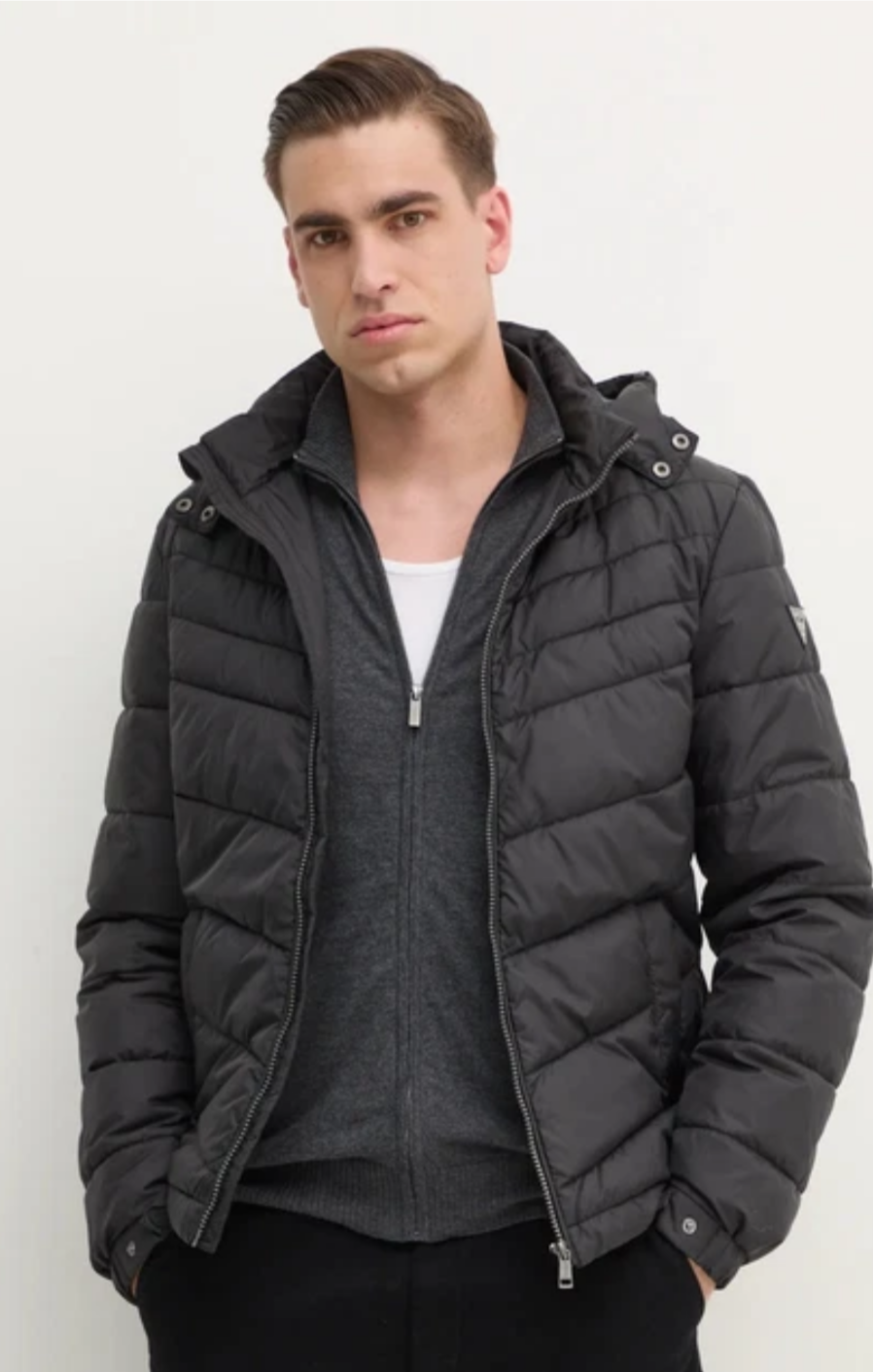 GUESS PIUMINO UOMO CON ZIP