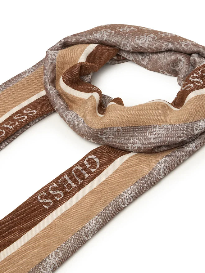 Foulard GUESS Uomo Marrone e Blù