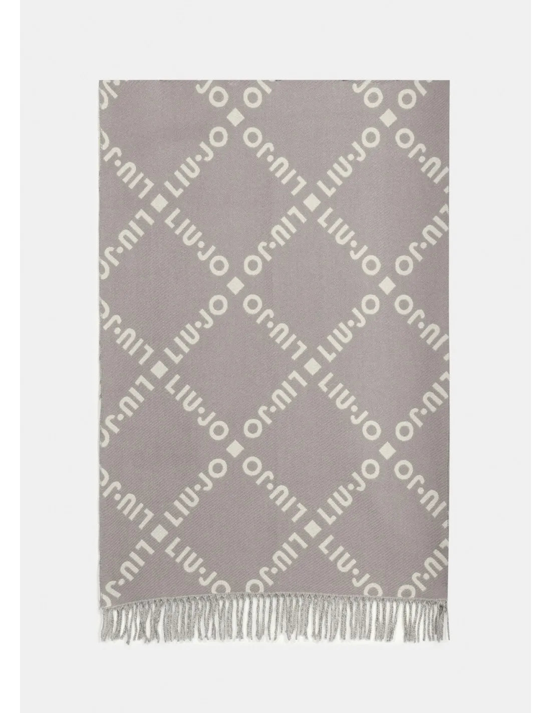Sciarpa Liu-jo Donna in tessuto con logo jacquard e frangie