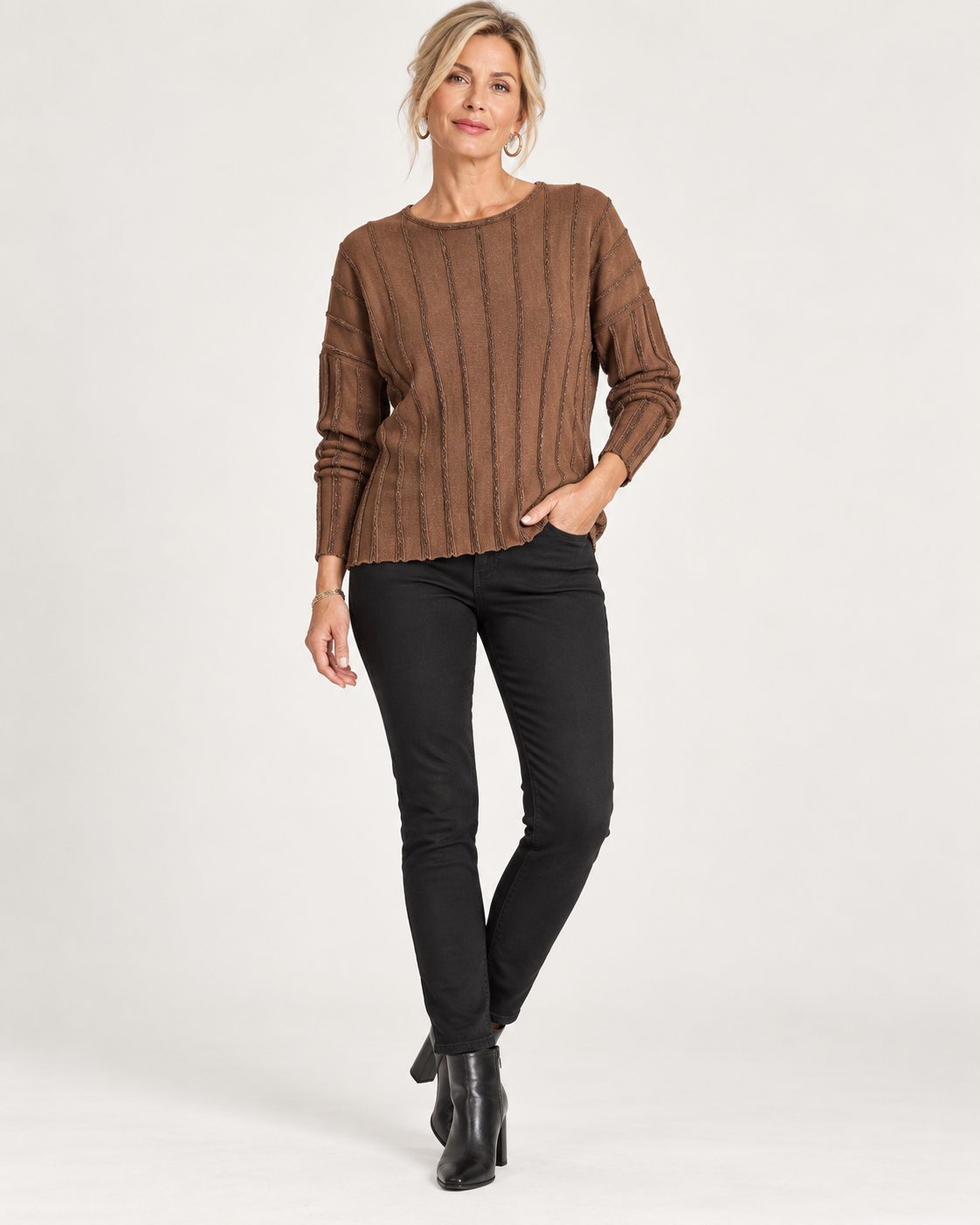 Maglia FRACOMINA con mini treccia