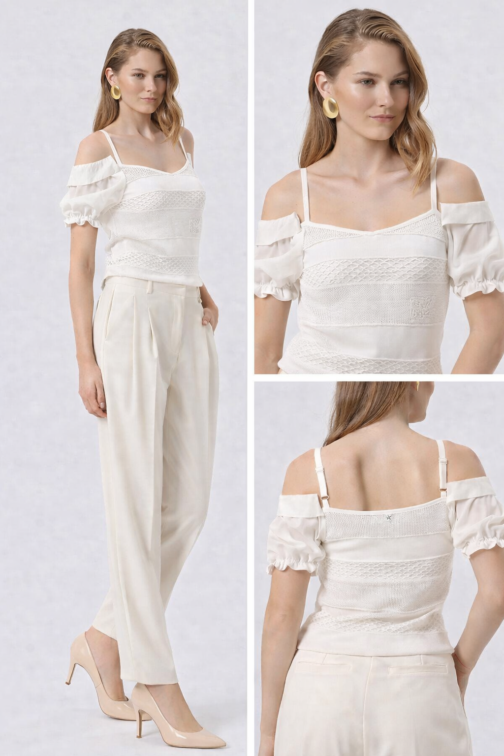 Maglia Fracomina slim traforata