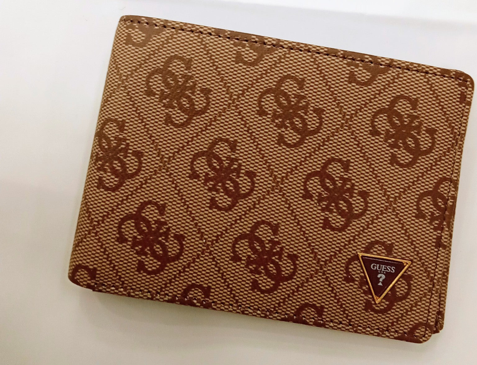 Portafoglio Guess Uomo  Nero e Marrone Logato