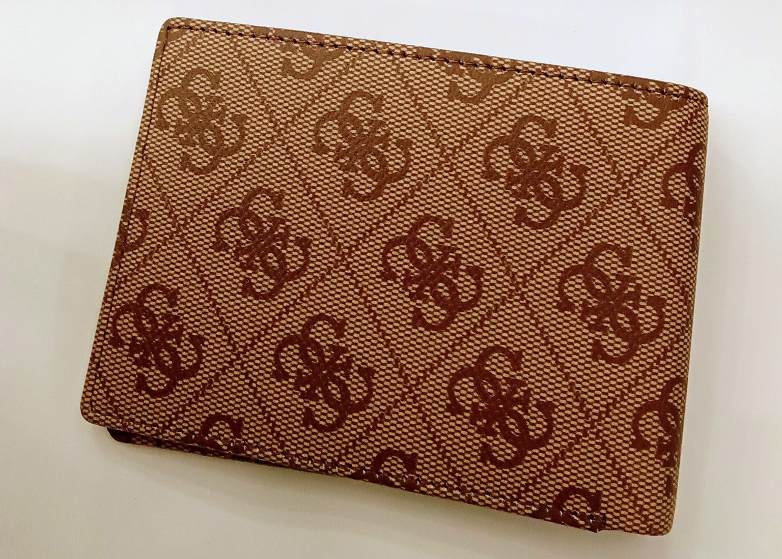 Portafoglio Guess Uomo  Nero e Marrone Logato