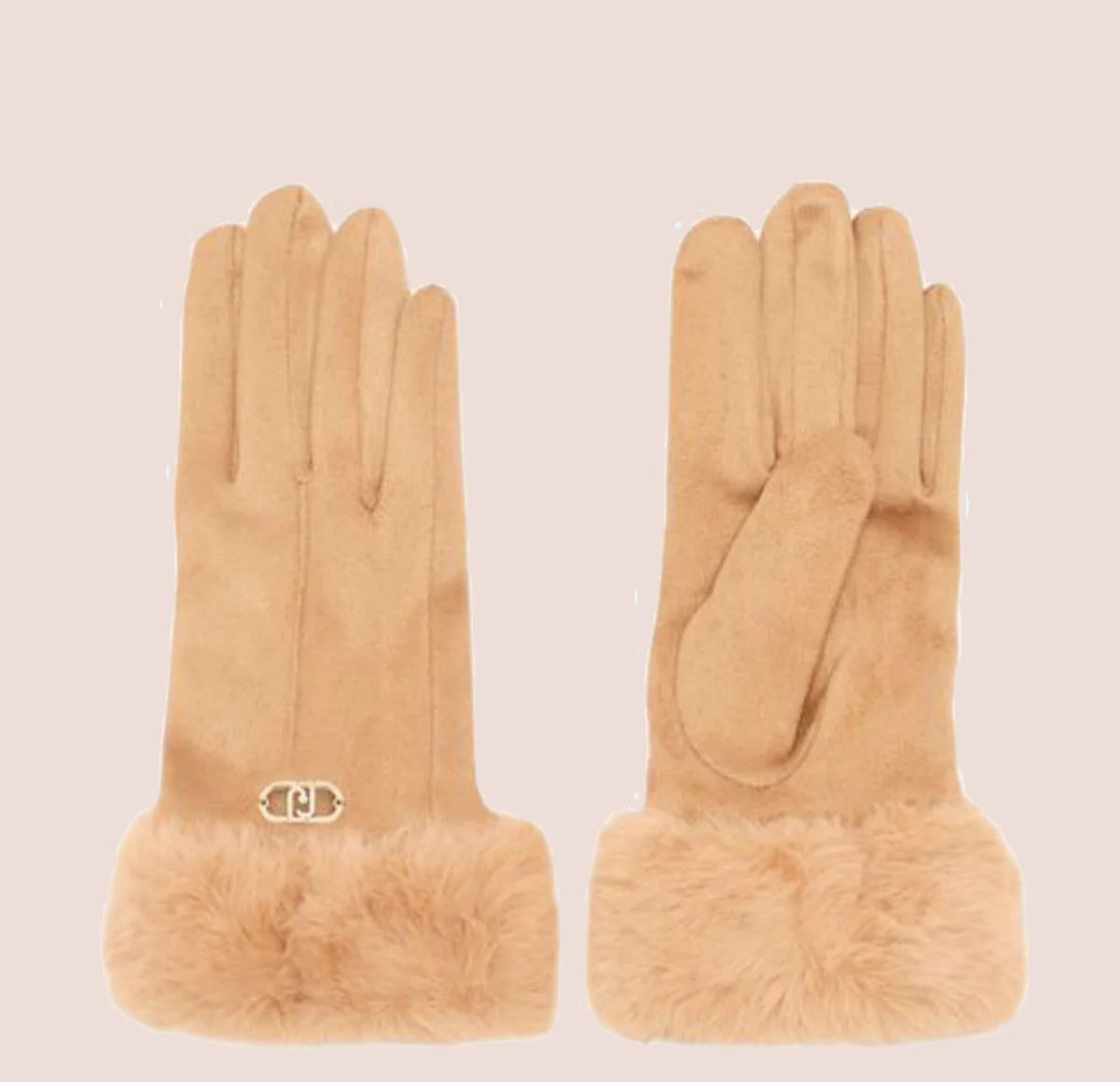 Guanti Liu Jo Donna – Nero / Beige