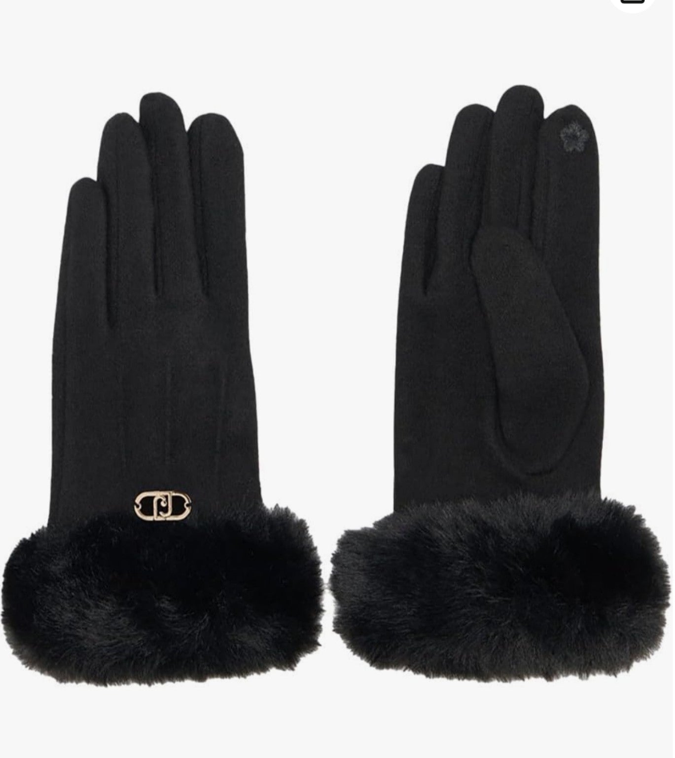 Guanti Liu Jo Donna – Nero / Beige