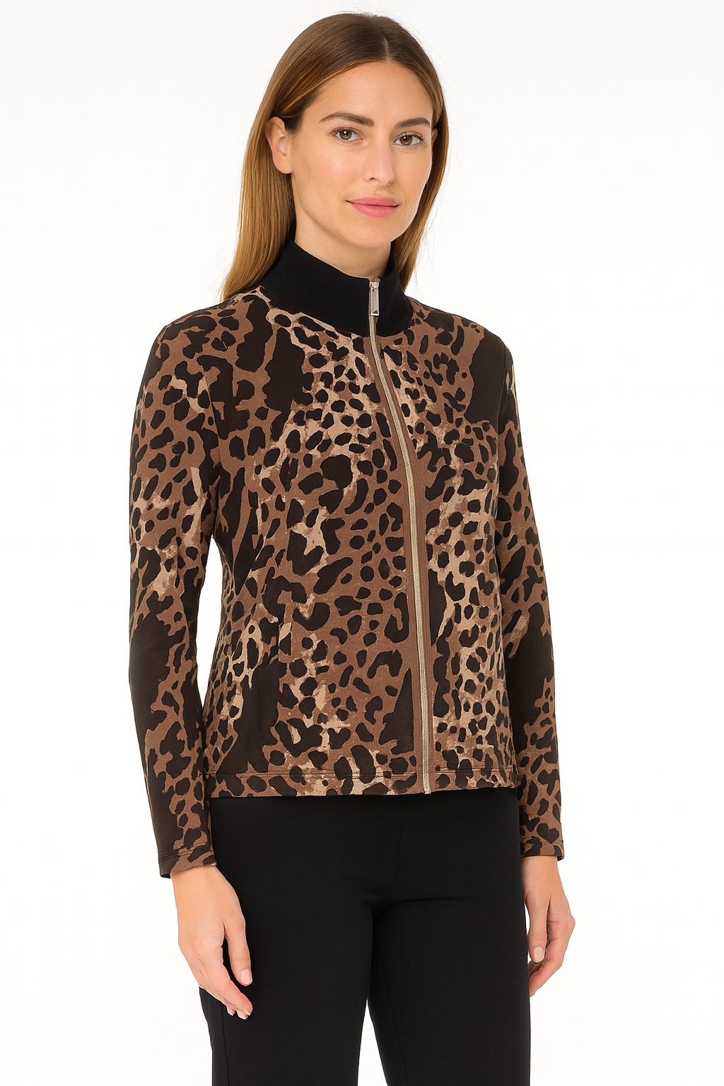 LU JO SPORT GIACCA TUTA CON ZIP Colore Cioccolato