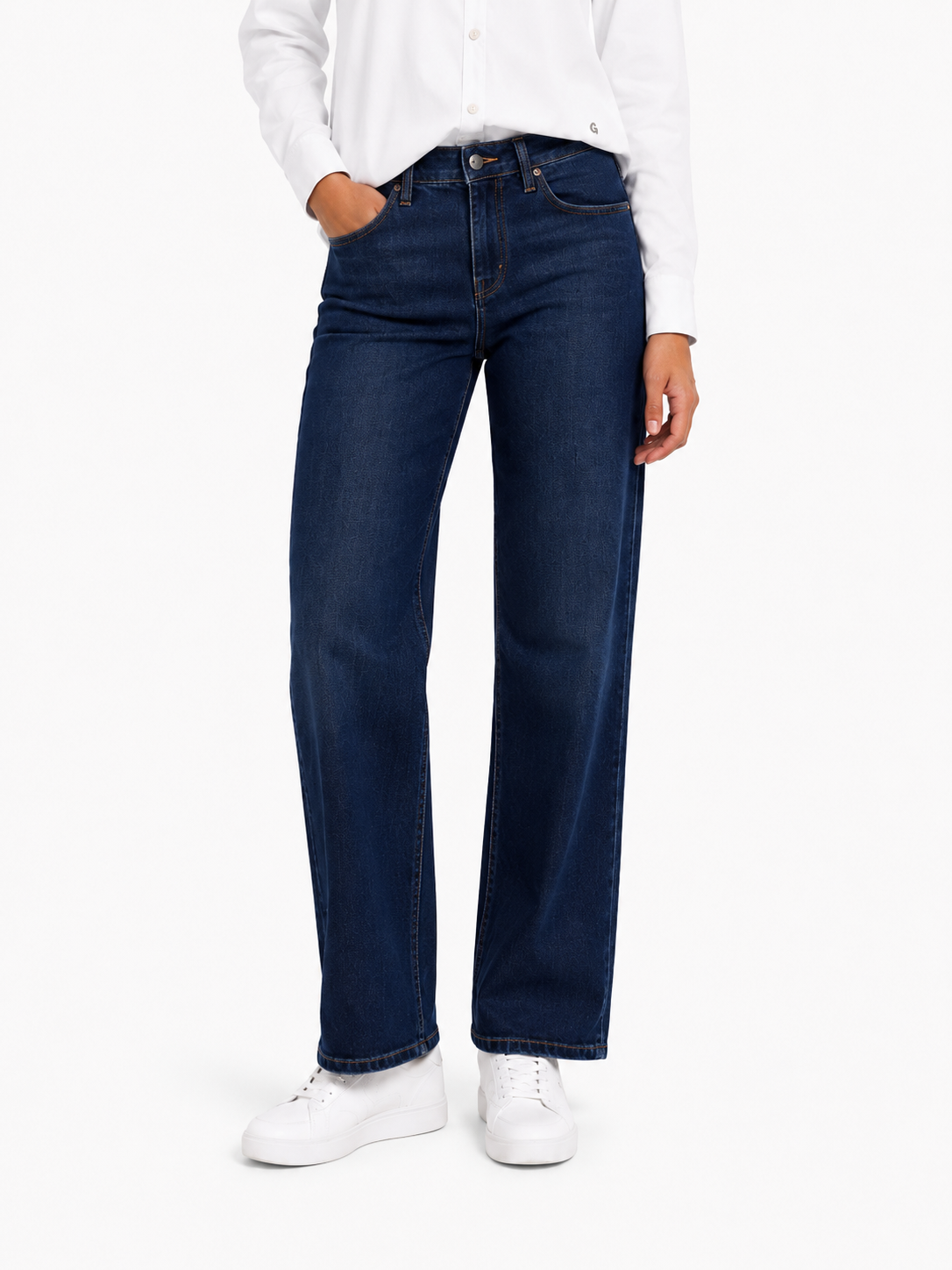 Jeans a gamba diritta Guess donna