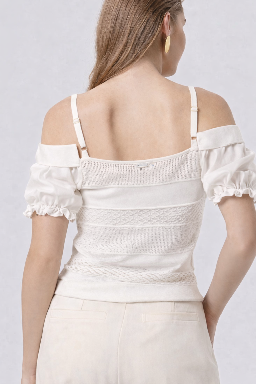 Maglia Fracomina slim traforata