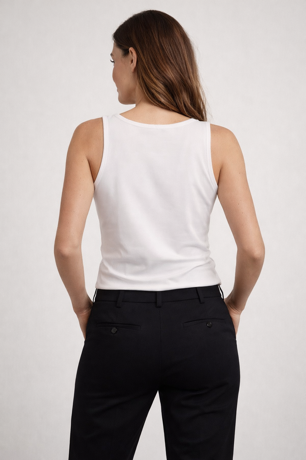 T-shirt a spalla larga GUESS da donna