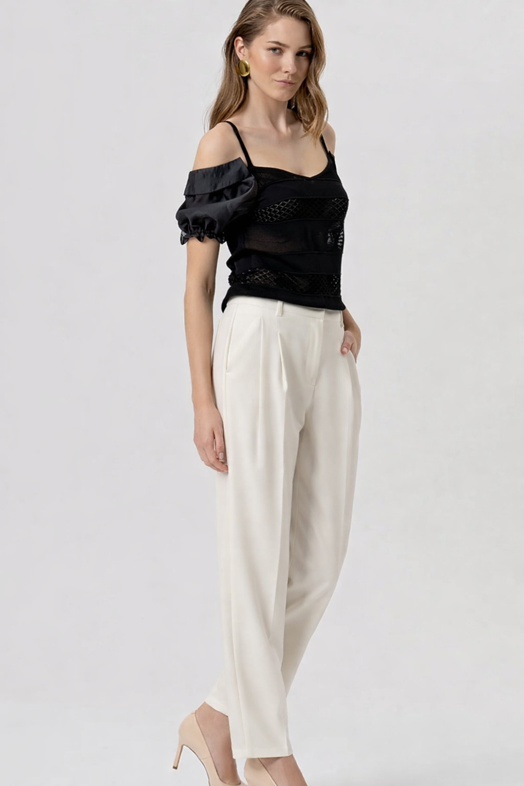 Maglia Fracomina slim traforata